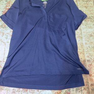 Healing Hands Navy Blue Women's Top